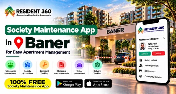 Society Maintenance App in Baner for Easy Apartment Management