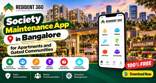 Society Maintenance App in Bangalore