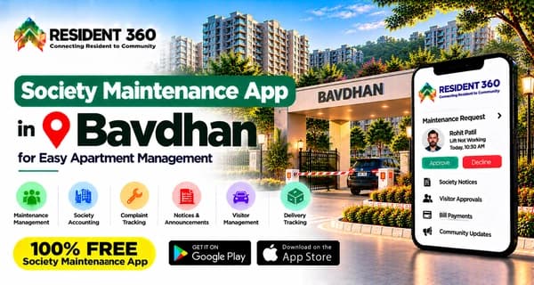 Society Maintenance App in Bavdhan for Easy Apartment Management