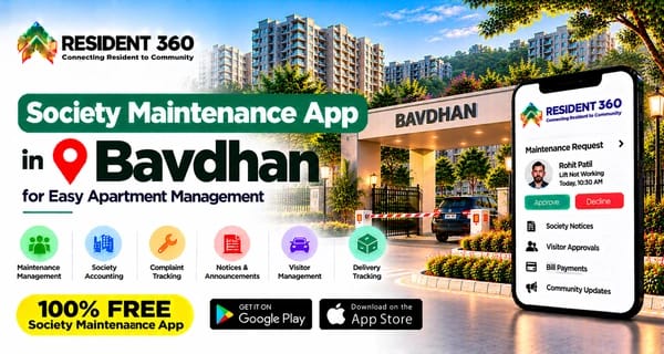 Society Maintenance App in Bavdhan for Easy Apartment Management
