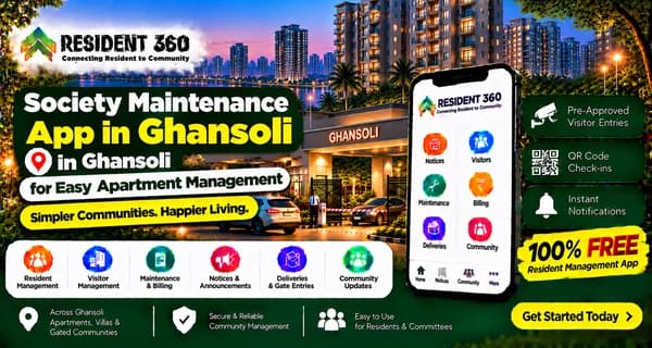 Society Maintenance App in Ghansoli for Easy Apartment Management