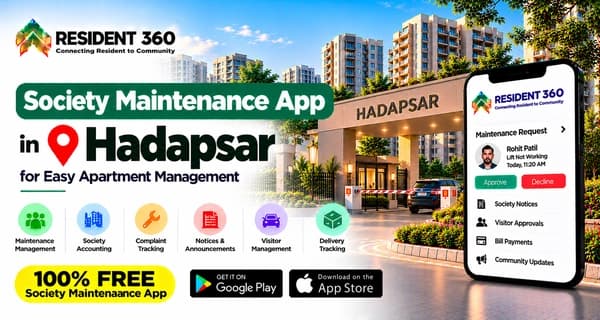 Society Maintenance App in Hadapsar for Easy Apartment Management