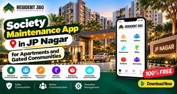 Society Maintenance App in JP Nagar