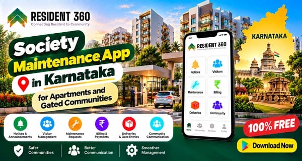 Society Maintenance App in Karnataka for Apartments and Gated Communities