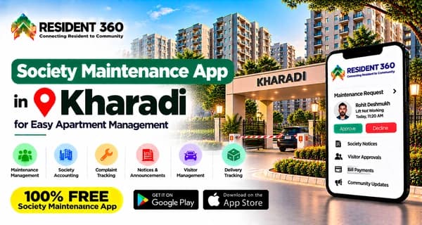 Society Maintenance App in Kharadi for Easy Apartment Management