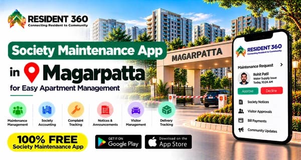 Society Maintenance App in Magarpatta for Easy Apartment Management