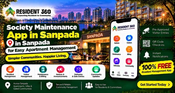 Society Maintenance App in Sanpada for Easy Apartment Management