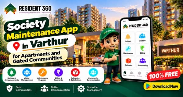 Society Maintenance App in Varthur