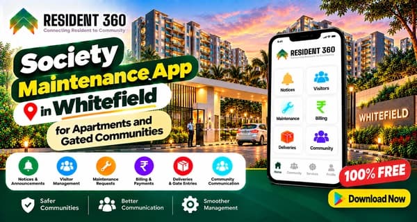 Society Maintenance App in Whitefield