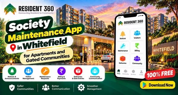 Society Maintenance App in Whitefield
