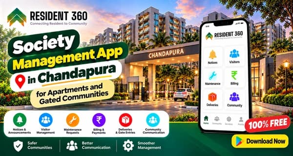 Society Management App in Chandapura for Apartments and Gated Communities