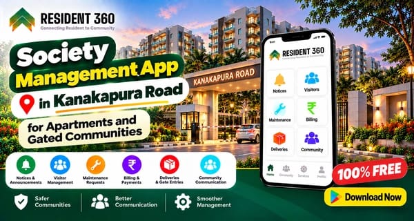 Society Management App in Kanakapura Road for Apartments and Gated Communities